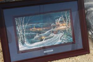 Family Traditions by Terry Redlin Signed , FramedSingle Matte