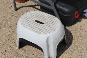 Lot of (2) 12 Plastic Step Stool