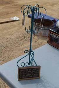 Jewelry Stand, Ronald Reagan Sign
