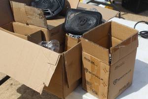 Lot of (4) Rockville Speakers (New In Box )