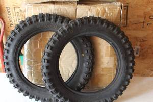 Lot of (2) Heng-shin C-755 Motorcycle Tires