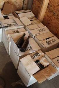 Lot of (11 Boxes) Wine Bottles