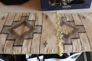 Lot of (2) Mini Throw Rugs