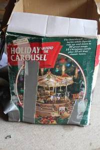 t Holiday Around The Carousel Music Box (in original packaging)