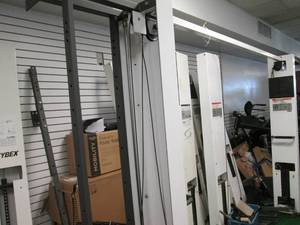 lot 039 image: One Functional Cybex cable crossover machine plus 8 extra sections with weight stacks