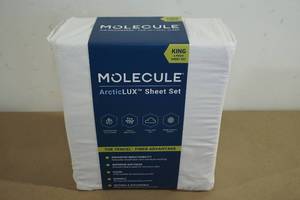 lot 64 image: NEW Molecule ArcticLux 4 Piece Sheet Set - King