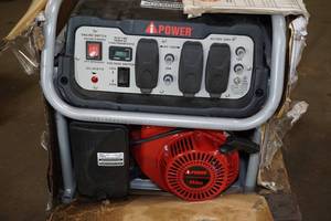 lot 9 image: AI Power 5000W Gas Generator - Shipping Damage
