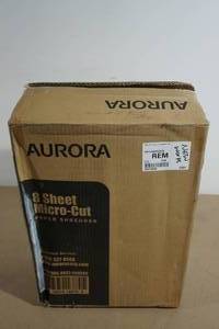 lot 111 image: Aurora High Security 8 Sheet Micro Cut Paper Shredder