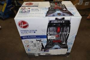 lot 134 image: NEW Hoover Power Scrub Elite Pet Carpet Cleaner