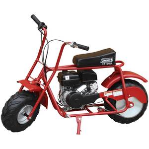 lot 1 image: Coleman CT100U 98cc Gas Powered Mini Bike