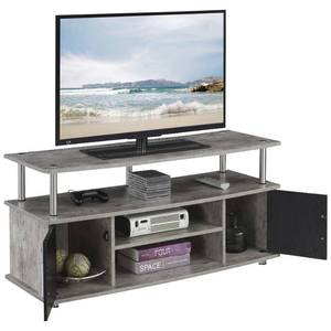 lot 75 image: Monterey Faux BirchBlack 48 TV Stand