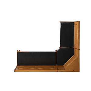 lot 88 image: Chelsea 3 Piece Breakfast Nook Cushion Set - Black