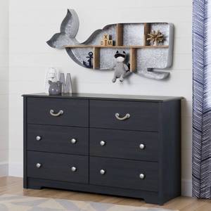 lot 209 image: South Shore Navali 6 Drawer Double Dresser