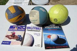 lot 77 image: Competition Volleyballs plus Volleyball Books
