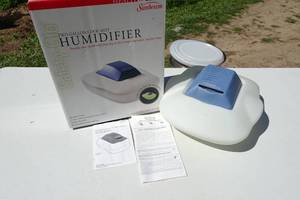 lot 84 image: 2 Sunbeam Safety Glo Two Gallon Cool Mist Humidifiers - One is New