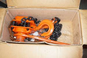 lot 12 image: Duff Lynx LSB-6000 3 Ton Steel Body Lever HoistPuller