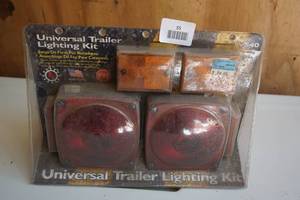 lot 55 image: NEW Universal Trailer Lighting Kit