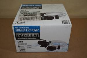 lot 9 image: Everbilt Portable Water Removal Pump