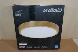 lot 17 image: NEW Artika Dryad 15 LED Ceiling Light