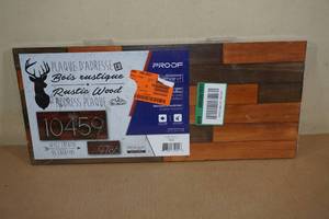 lot 42 image: Rustic Wood Address Plaque -No Numbers