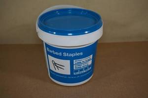lot 66 image: Barbed Staples 1-34 -  8 Wire Gauge - 8 lbs