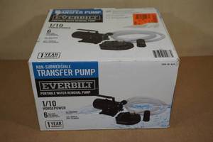 lot 73 image: Everbilt Portable Water Removal Pump