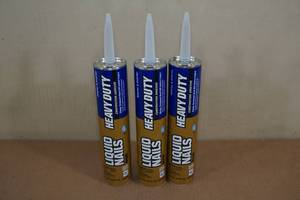 lot 84 image: Heavy Duty Liquid Nails Adhesive -Interior and Exterior
