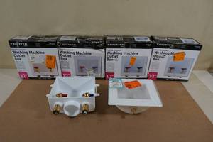 lot 102 image: Tectite Washing Machine Outlet Boxes -Rough Opening 7.125 x 3.75