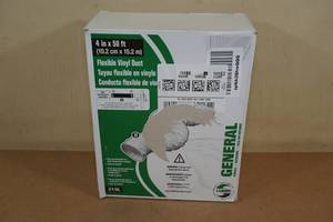lot 114 image: Flexible Vinyl Duct - 4 x 50