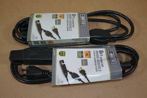 lot 157 image: 2 Master Electrician 6ft Indoor Extension Cords