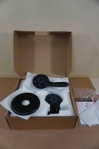 lot 180 image: NEW Matte Black Shower Set