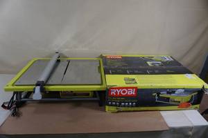 lot 185 image: Ryobi WS7221CN 7 Wet Tile Saw