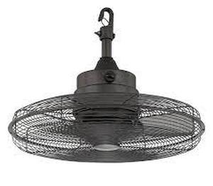 lot 126 image: Home Decorators Collection Calthrope 20 IndoorOutdoor Ceiling Fan -Natural Iron
