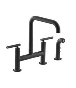 lot 33 image: Kohler Purist 1.5 GPM Kitchen Faucet- Includes Side Sprayer