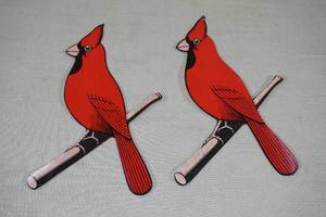 lot 3 image: Antique St Louis Cardinals Car Window Stickers - 1940s