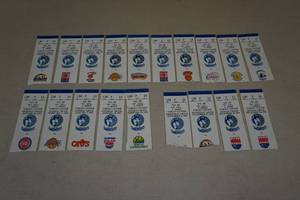 lot 9 image: 1991-92 Minnesota Timberwolves Tickets