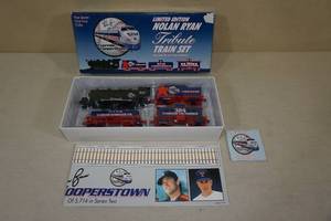 lot 12 image: Limited Edition Nolan Ryan Tribute Train Set