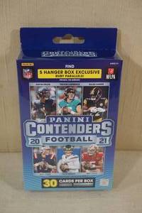 lot 22 image: 2021 Panini Contenders Hanger Box of Football Card Packs