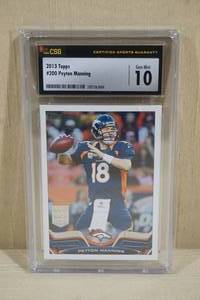 lot 45 image: 2013 Topps Peyton Manning #200 Football Card - CSG 10