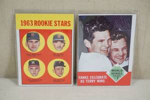 lot 102 image: 1963 Topps Baseball Cards - Rookie Stars, World Series