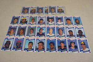 lot 113 image: M & Ms Baseball Cards - Ryan, Ozzie, Gwynn, Canseco, Ripken, Kirby