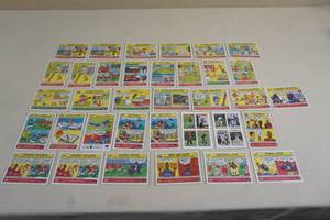 lot 123 image: ToppsBazooka Gum Baseball, Basketball, and Football Cards