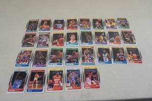 lot 145 image: 1988-89 Fleer Basketball Cards - Rivers, Ainge, Thompson, McHale