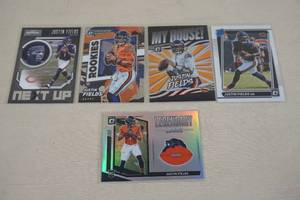 lot 159 image: Justin Fields Football Cards - Rookies, Inserts