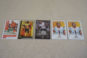lot 161 image: JaMarr Chase Football Cards - Rookies, Inserts