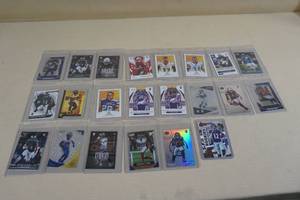 lot 166 image: Rookie Football Cards - Bateman, Nwangwu, Mond, Tyler Johnson