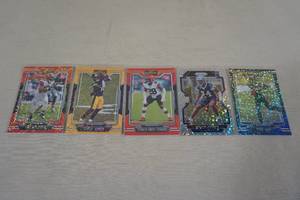 lot 167 image: Refractor Football Cards - Jeudy, Johnson, Felton