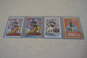 lot 179 image: Terry Bradshaw Football Cards - 299, 50, 99