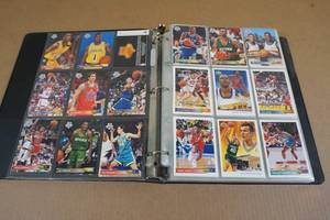 lot 190 image: Binder of Basketball Cards - Mid 1990s