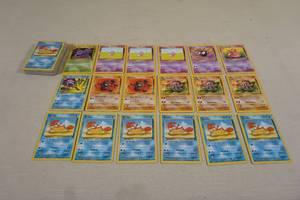 lot 207 image: Vintage Red Number Pokemon Fossil Expansion Cards